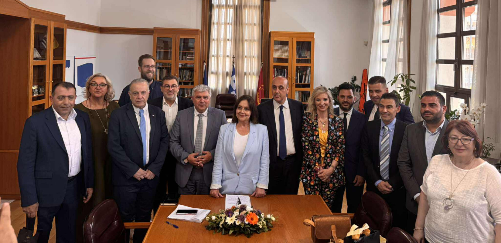 Καλαμαριά: Σε πέντε άξονες η επανεκκίνηση του Δικτύου Πάφου Αδελφοποιημένων Πόλεων της Ελλάδας