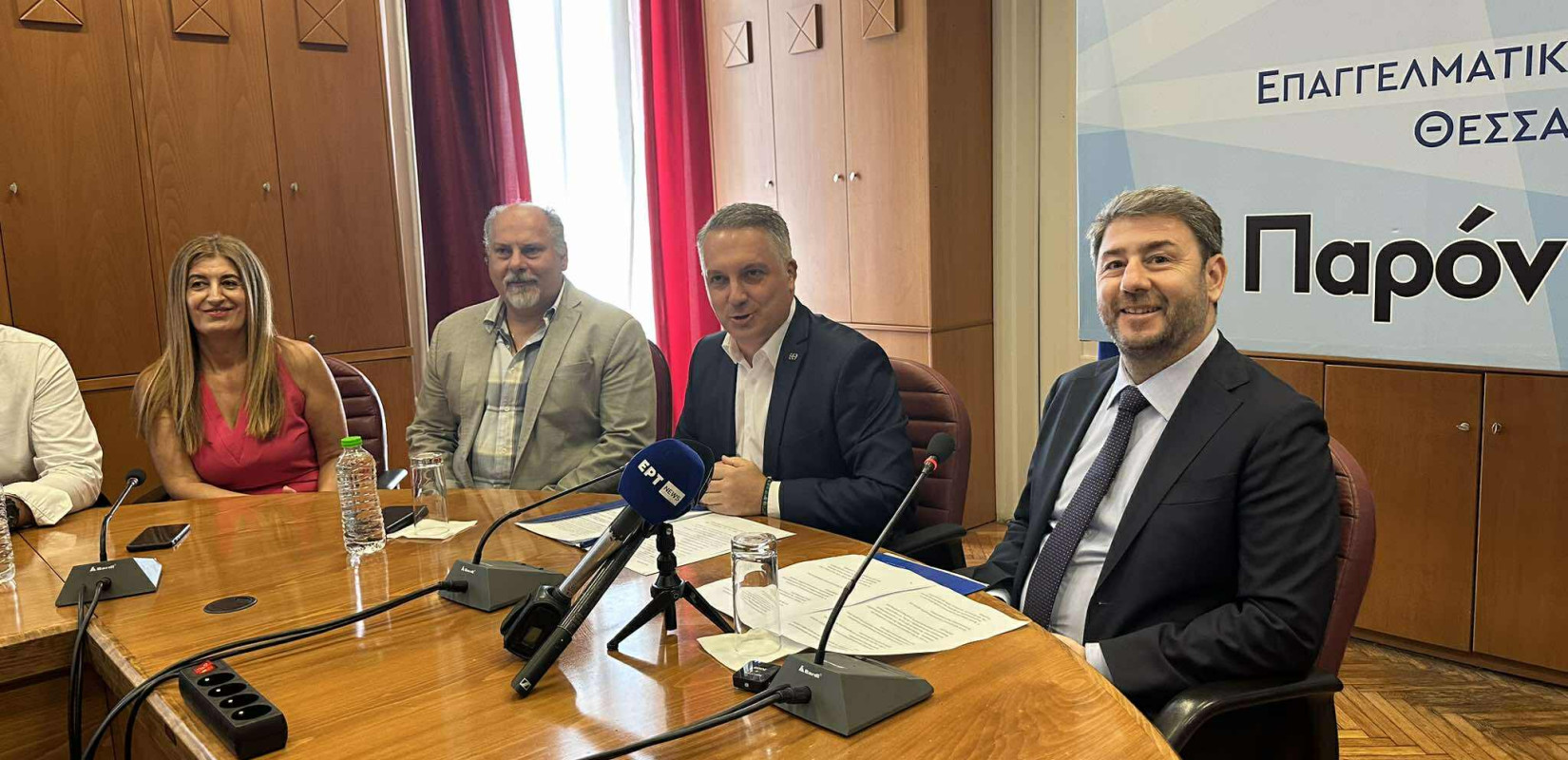 Στο Επαγγελματικό Επιμελητήριο Θεσσαλονίκης ο Νίκος Ανδρουλάκης - Οι προτάσεις του ΠΑΣΟΚ - ΚΙΝΑΛ για τη στήριξη της μικρομεσαίας επιχειρηματικότητας