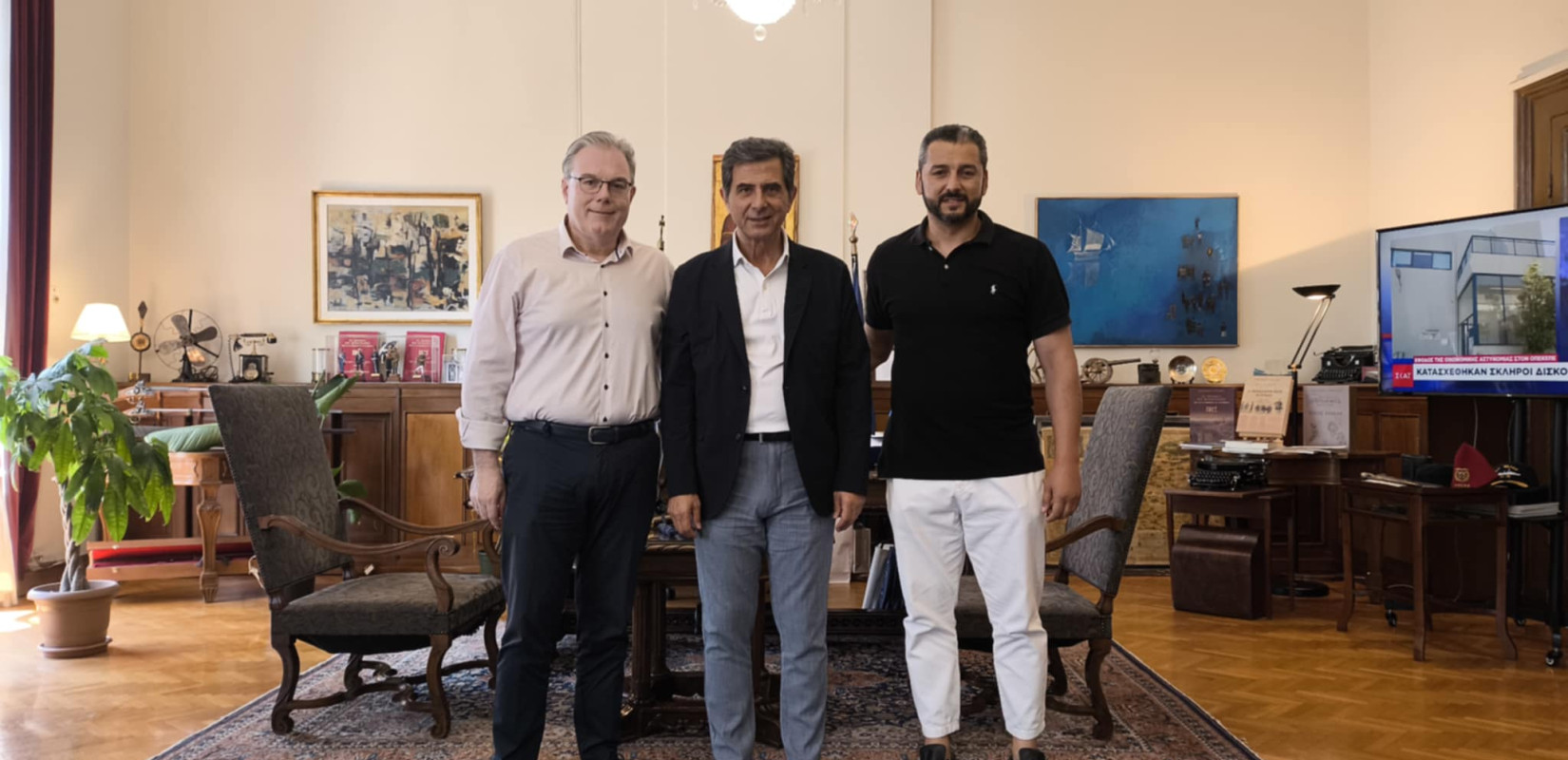 Δήμος Χαλκηδόνος: Συνάντηση του δημάρχου με τον Κώστα Γκιουλέκα