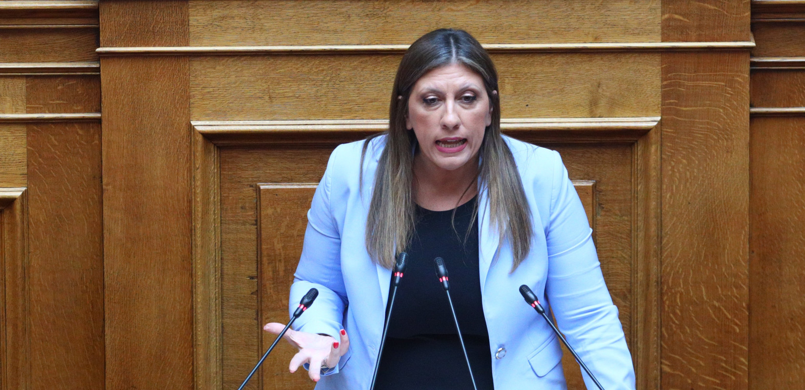 Βουλή - Ζ. Κωνσταντοπούλου: «Oι πολίτες της χώρας δεν θέλουν να κυβερνούν μαφιόζοι που αλληλοεκβιάζονται και αλληλοεξουδετερώνονται»