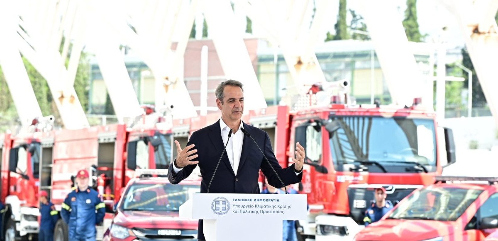 Κ. Μητσοτάκης: «Αντιπαρατάσσουμε στην απειλή της φωτιάς τις περισσότερες δυνάμεις που είχαμε ποτέ»
