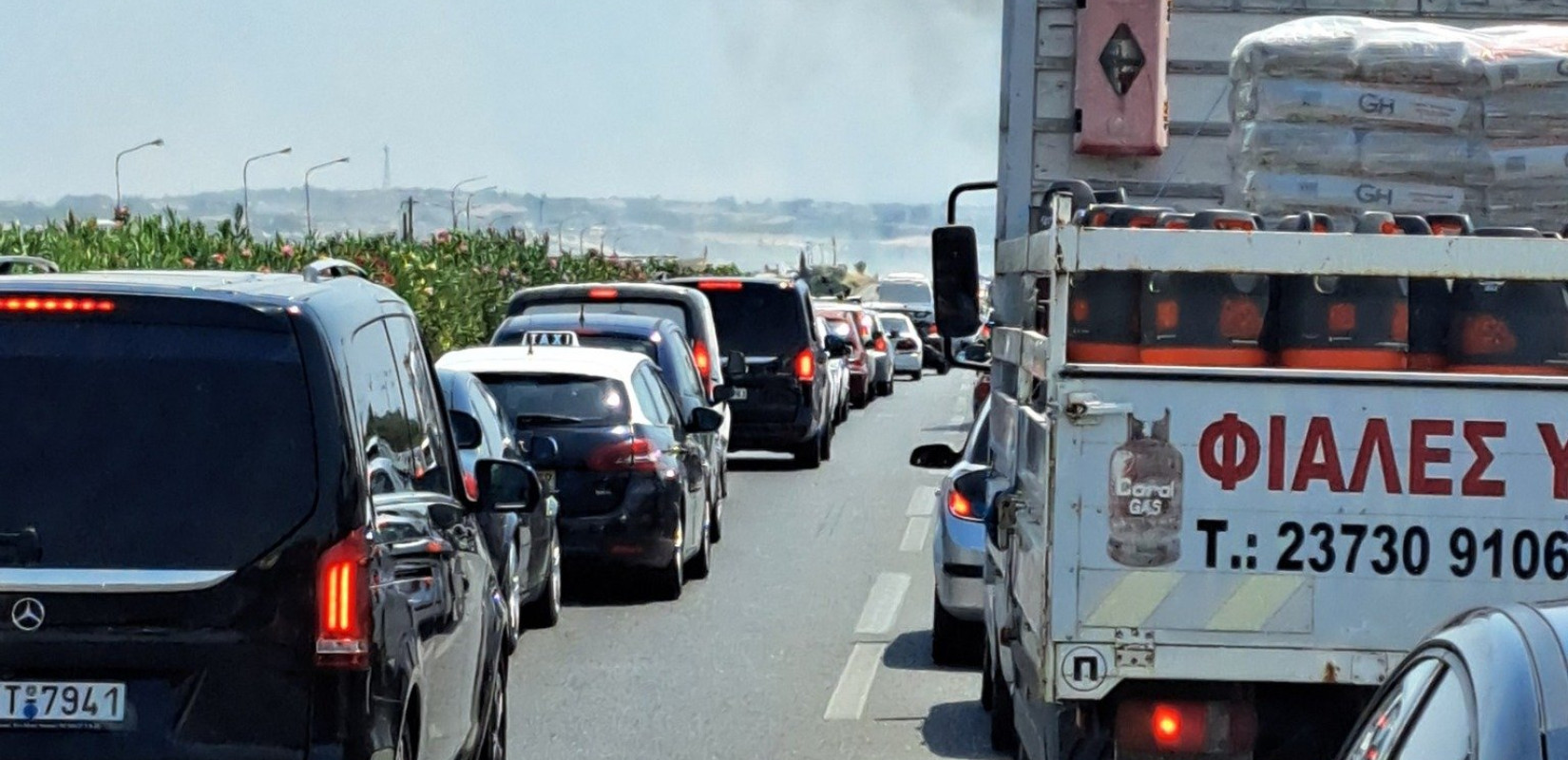 Θεσσαλονίκη: Καραμπόλα πέντε ΙΧ στη Μουδανιών