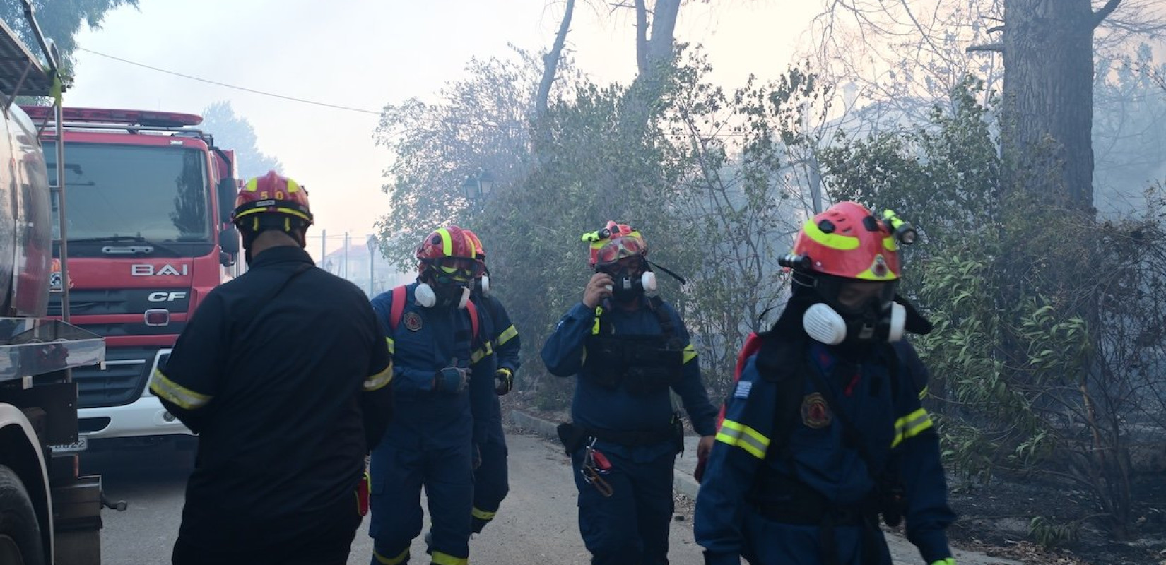 Θεσσαλονίκη: Οριοθετήθηκε η φωτιά στην περιοχή της Αρέθουσας