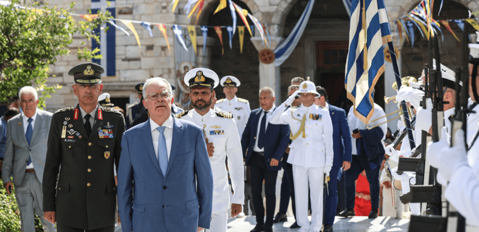 Κ. Τασούλας: Η Παναγία Εκατονταπυλιανή πηγή παρηγοριάς και έμπνευσης για τον Ελληνισμό
