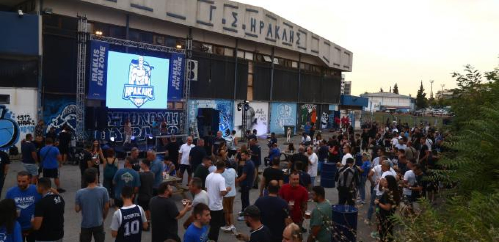 Μπάσκετ: Ο Ηρακλής εγκαινίασε τη Fan Zone στο Ιβανώφειο