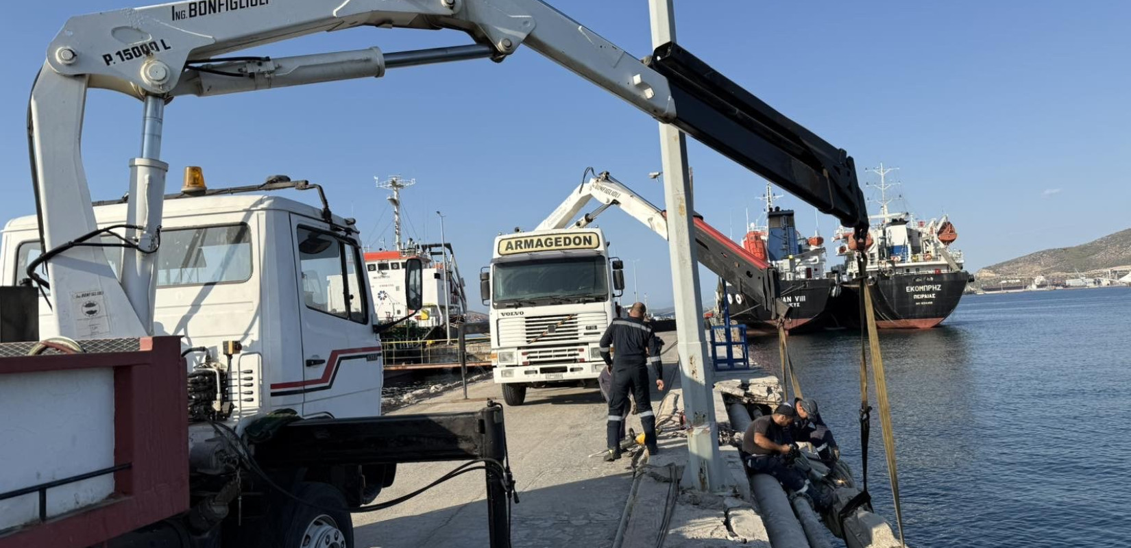 Ξεκινούν εργασίες αποκατάστασης στην προβλήτα της πρώην Αμερικανικής Βάσης Ελευσίνας