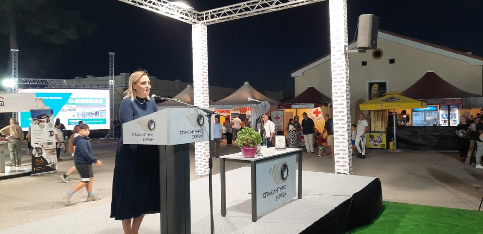 Η Δήμαρχος Σερρών στα εγκαίνια της 10ης SEREXPO 2025