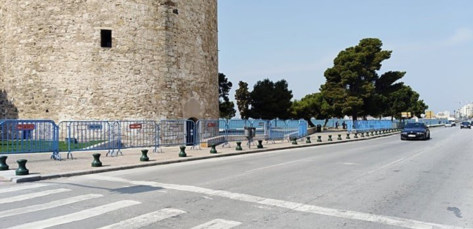 Θεσσαλονίκη: Με 400 κιγκλιδώματα και σχοινί κλείνει από σήμερα η Νέα Παραλία 