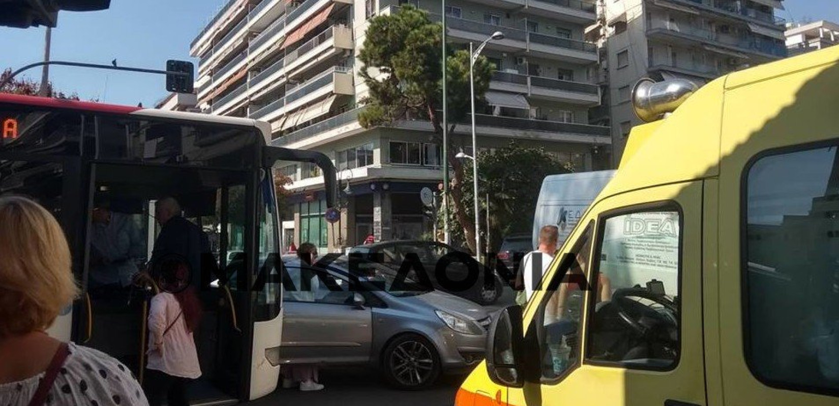 Παράσυρση πεζής από λεωφορείο του ΟΑΣΘ