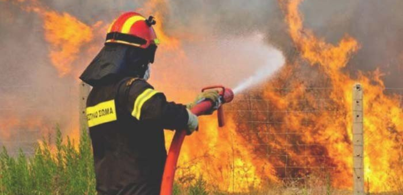 Σε εξέλιξη πυρκαγιά σε δασική έκταση στη Βοιωτία