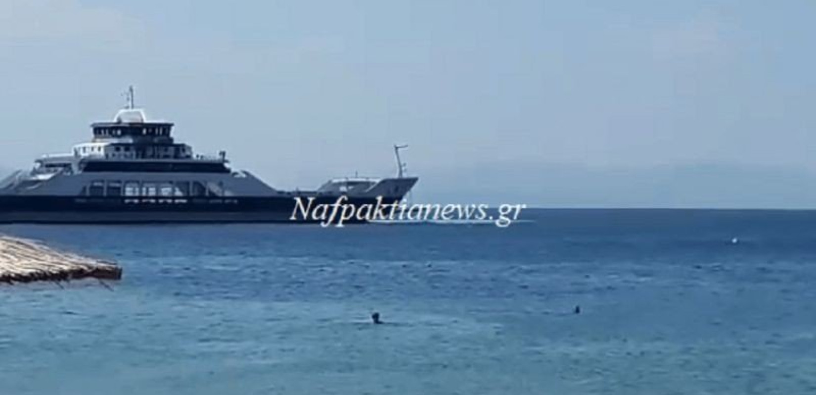 Κοριτσάκι πάνω σε φουσκωτό μονόκερο σώθηκε από ferry boat στο Αντίρριο (Βίντεο)