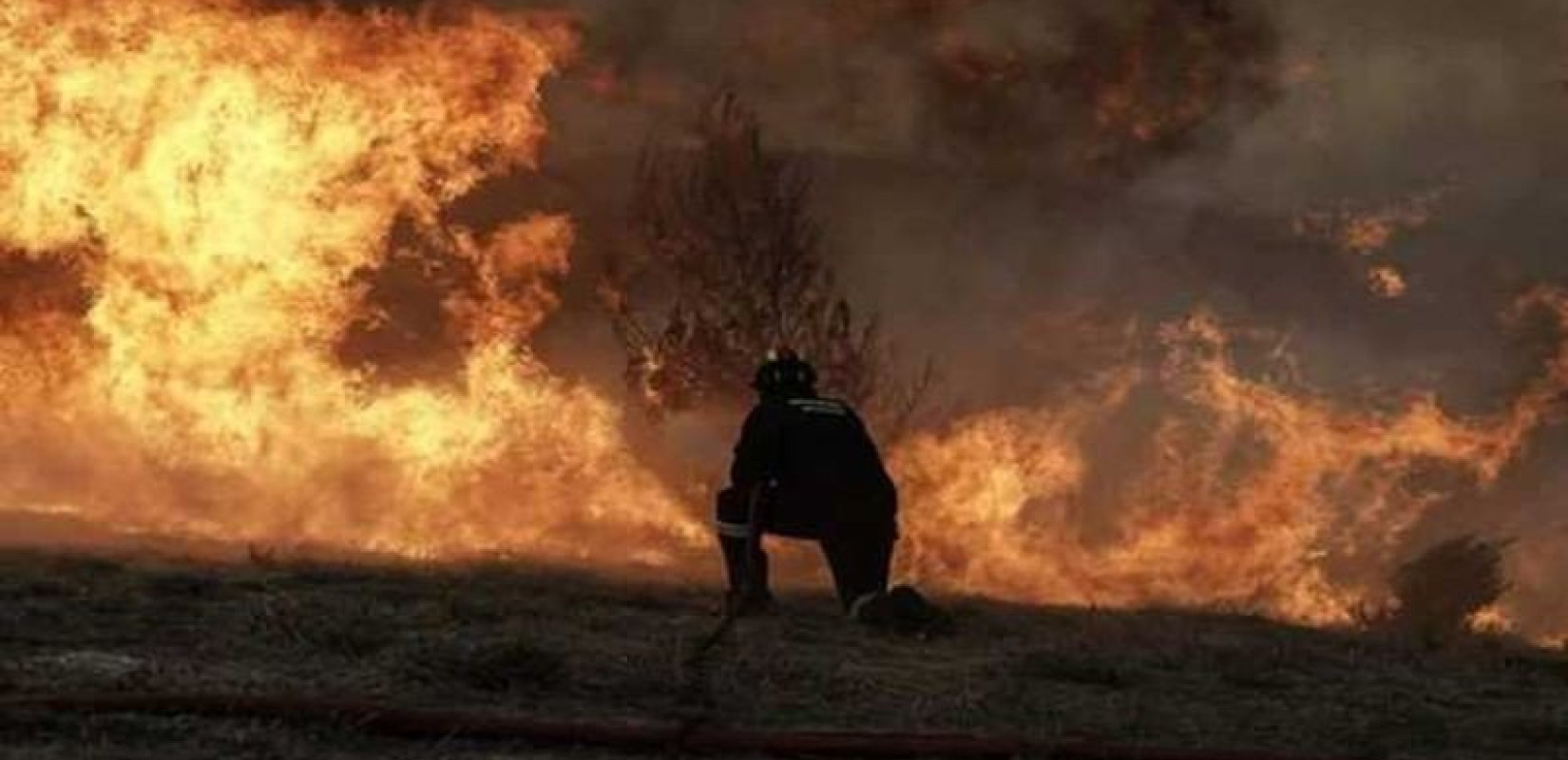 Κάηκε ολοσχερώς παράπηγμα πίσω από τον Κέδρινο Λόφο στο Σέιχ Σου