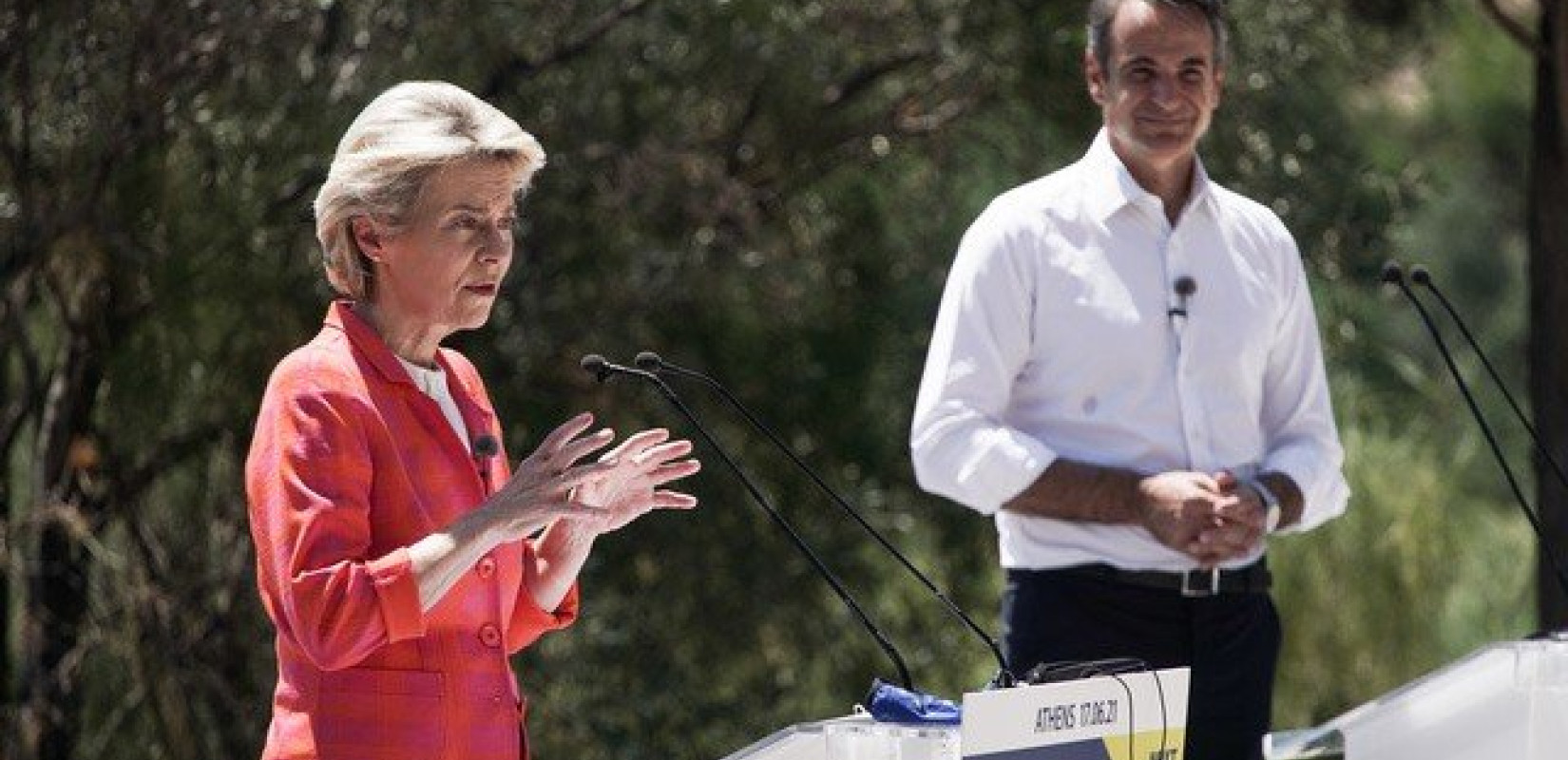 Φον ντερ Λάιεν: Χάρη στην αποφασιστικότητά της, η Ελλάδα ατενίζει το μέλλον με αισιοδοξία