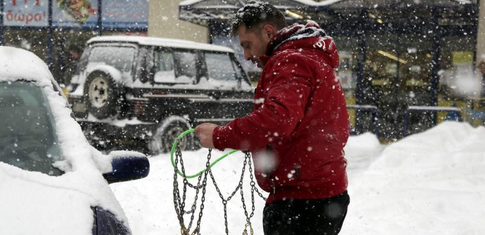 Μόνο με αντιολισθητικές αλυσίδες η κυκλοφορία σε δρόμους της δυτικής Μακεδονίας