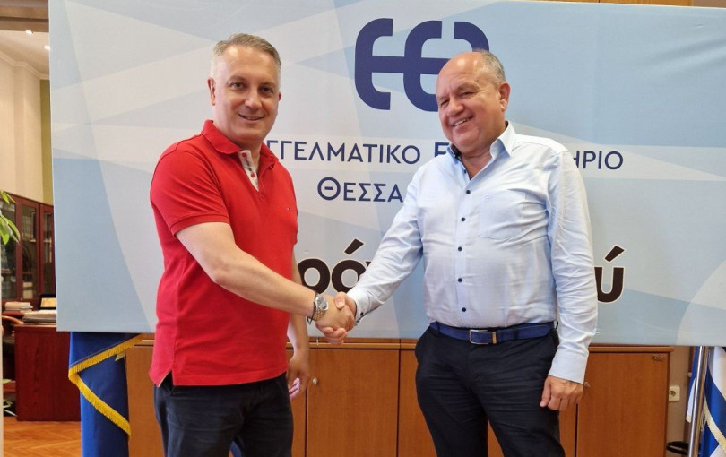 Συνάντηση Μερελή - Δρ Μπεκιάρη στο ΕΕΘ: Ανάπτυξη συνεργασίας και σύνδεση της έρευνας με την επιχειρηματικότητα
