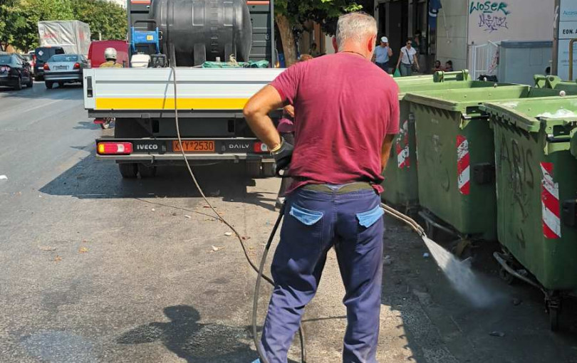 Δήμος Καλαμαριάς: Νέα πλυστικά μηχανήματα χρησιμοποιούνται στη Δημοτική Αγορά του Φοίνικα