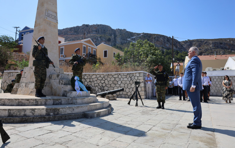 Επίσκεψη του Προέδρου της Δημοκρατίας Κωνσταντίνου Τασούλα στο Καστελλόριζο